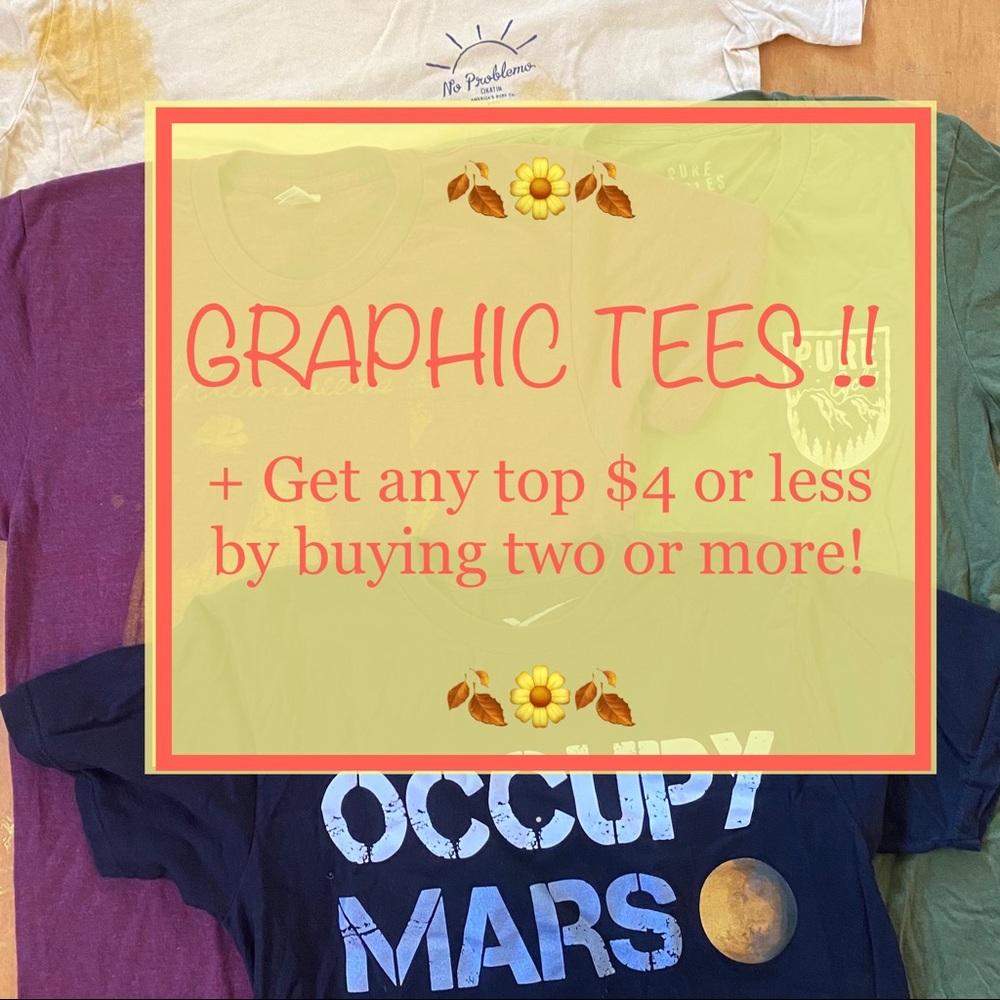 🍂🌼Graphic Tees🌼🍂 and Major Deals for Bundling!